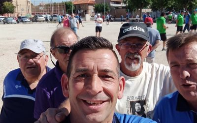 Participación sajeña en el regional de dupletas de petanca en Elda