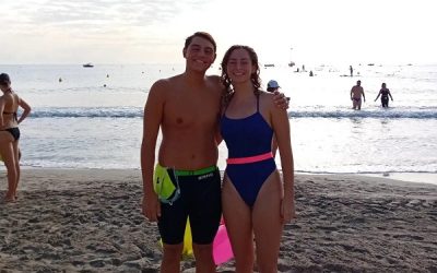 Nadadores sajeños dejan huella en la X Edición de la Vuelta a nado al Peñón de Ifach en Calpe