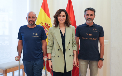 Magic Eagle extiende sus alas en Madrid, en un encuentro fructífero con Isabel Díaz Ayuso