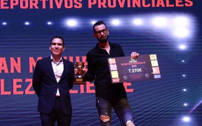 El atleta sajeño Juan Manuel González Valiente se alza con un galardón en los Premios Provinciales del Deporte
