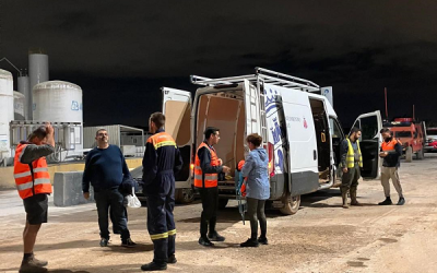Sax se vuelca para ayudar a las víctimas de la DANA