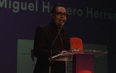 Entrega del Premio a la Cultura a Miguel Herrero Herrero en la IX edición de los Premios Radio Elda Cadena SER