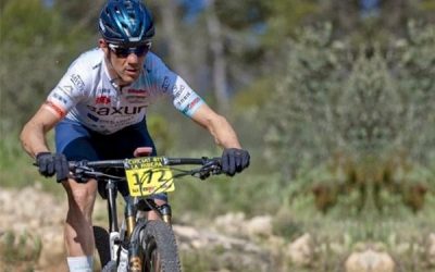Un ciclista sajeño hace pódium en la II BTT Montañas de Navalón del Circuito La Ribera