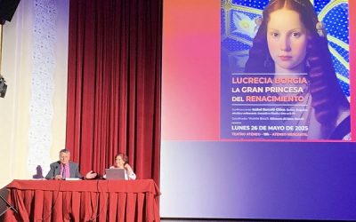 Casi 1500 personas descubrieron a Lucrecia Borgia a través de la conferencia de la sajeña Isabel Barceló Chico, en Valencia
