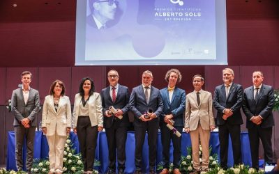 La villa de Sax entregó los XX Premios Alberto Sols en el nuevo auditorio en una noche dedicada a la ciencia