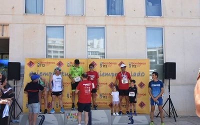 Un sajeño sube al pódium de la Carrera Bomberos contra el ELA en Benidorm con más de 1200 participantes