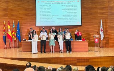 Sajeños protagonistas en la entrega de premios extraordinarios de la Universidad Miguel Hernández de Elche