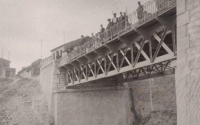 La construcción del Puente Picayo en 1925