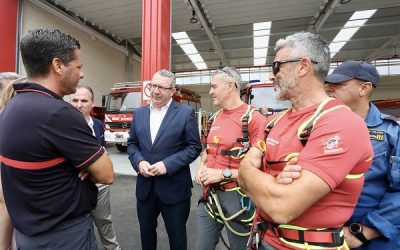 Comienza a operar el nuevo Parque Auxiliar de Bomberos de Villena tras una inversión de tres millones de euros
