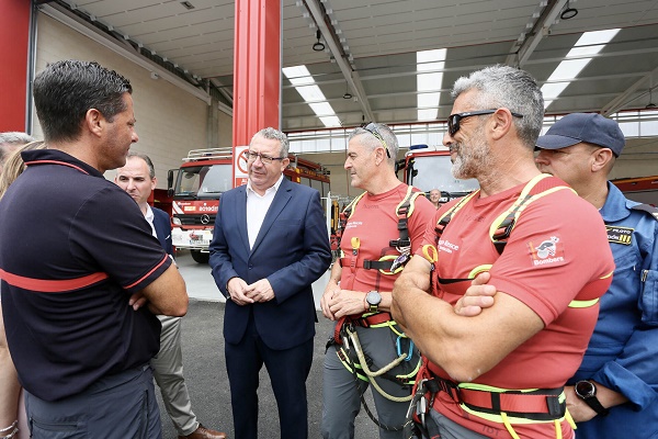 Comienza a operar el nuevo Parque Auxiliar de Bomberos de Villena tras una inversión de tres millones de euros