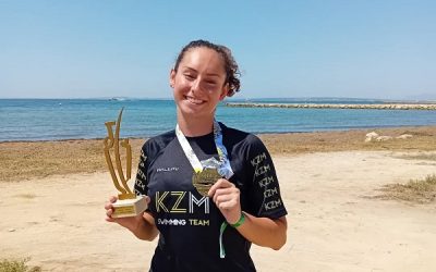 Una nadadora sajeña se alza con la XXVIII travesía a Nado Tabarca Santa Pola