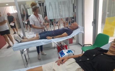 Gran respuesta de Sax en la donación de sangre del mes de agosto, “donar sangre es dar vida y Sax ha vuelto a dar ejemplo”