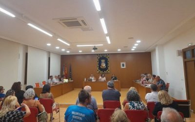 Sesión plenaria ordinaria en el Ayuntamiento de Sax convocada para el jueves 27 de noviembre