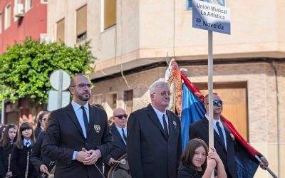 Músicos, directores y sociedades musicales de Sax participaron en la conmemoración del bicentenario del Ateneo Musical “Maestro Gilabert” de Aspe