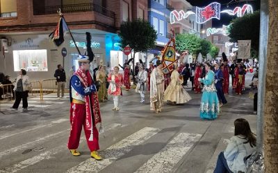 Los Moros de Sax abrieron el desfile del VI Congreso de Moros Viejos y Fundadores que se celebraba en Agost