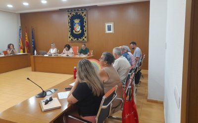 Sesión plenaria ordinaria en el Ayuntamiento de Sax convocada para el jueves 26 de marzo