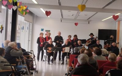 La Rondalla Mayor de la ADP de Sax, ofrecerá conciertos a los internos de las residencias geriátricas de la comarca y el centro de día de Sax