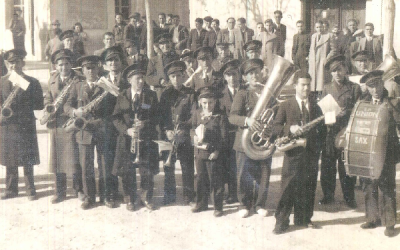La subvención a la banda de música de Sax en 1945