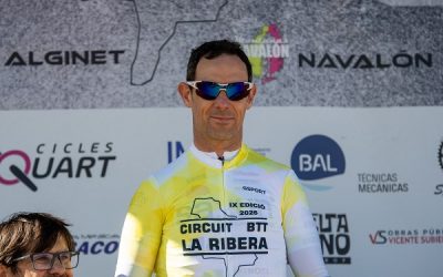 El ciclista sajeño Felipe Cutillas mantiene liderato en su categoría en el IX Circuit BTT La Ribera 2026