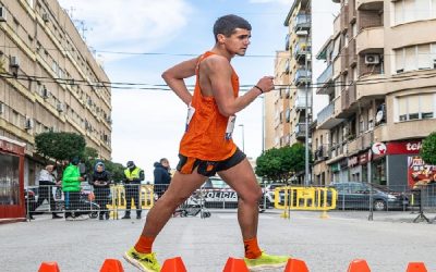 El atleta sajeño Nicolás Pérez participa con buenos resultados en el Campeonato de España de Marcha de Selecciones