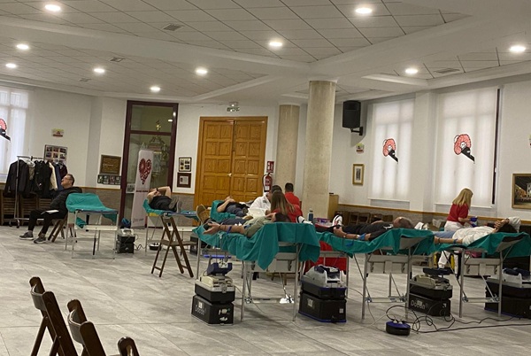 Estupenda participación en la vigésima donación de sangre organizada por la comparsa de Cristianos