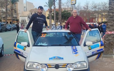 Comienzo de temporada y podium para un equipo sajeño de Rally