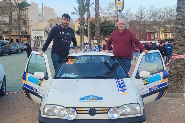 Comienzo de temporada y podium para un equipo sajeño de Rally