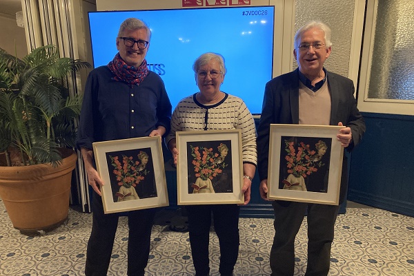 Vicente Vázquez recibe un homenaje del Colegio Oficial de Bibliotecario y Documentalistas de la Comunidad Valenciana