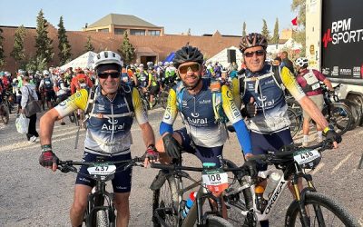 Dos deportistas sajeños participan en la Škoda Titan Desert Morocco 2026, considerada la prueba de MTB más dura y épica del mundo en el desierto