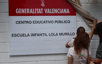 El corazón de Sax se une en las aulas: el tierno recuerdo de la pequeña Lola Murillo ya late en la Escuela Infantil de Sax