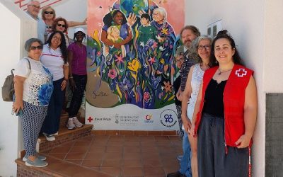 Sax inaugura un mural artístico por la igualdad como broche de oro al proyecto «Compromiso Igualdad Mujeres del Mundo»