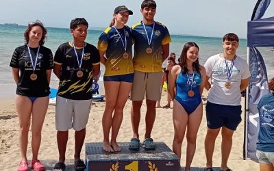 La nadadora sajeña Alba Castaño agiganta su leyenda: Subcampeona en la exigente Travesía La Cantera de Alicante