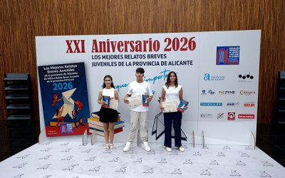 Tres textos sajeños en el XXI Concurso de «Los mejores relatos breves juveniles de la provincia de Alicante»