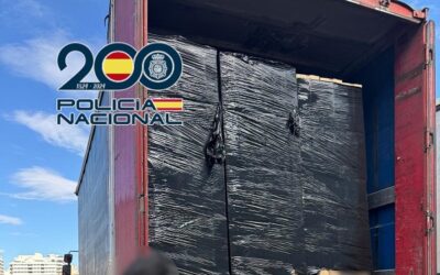 La Policía Nacional interviene un gran cargamento de tabaco ilegal valorado en 1,4 millones